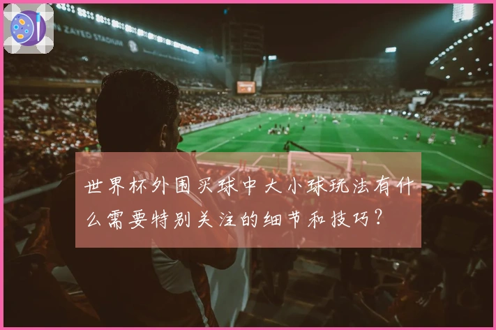 世界杯外围买球中大小球玩法有什么需要特别关注的细节和技巧？